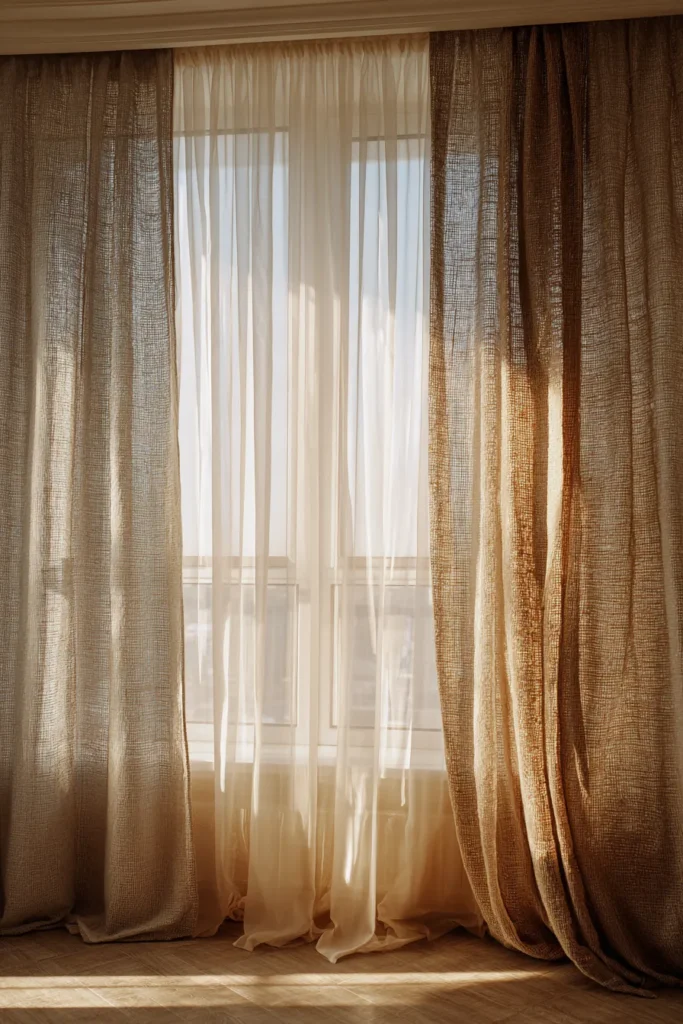 Layered Window Treatments