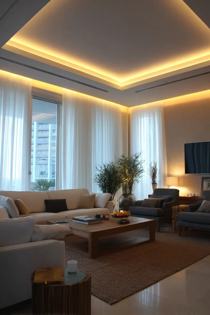 Living Room Cove Lighting