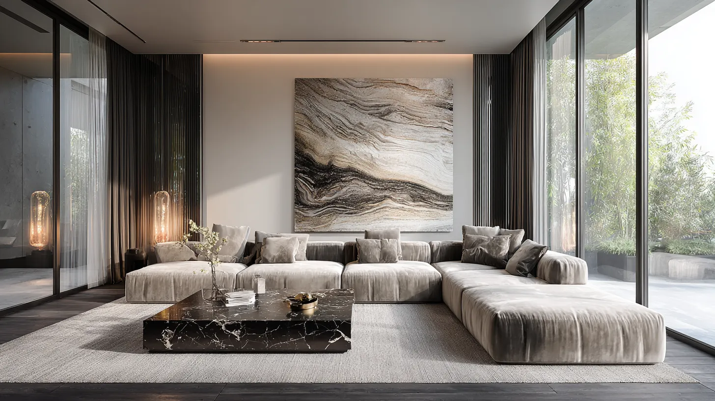 Luxury Living Room Showcase
