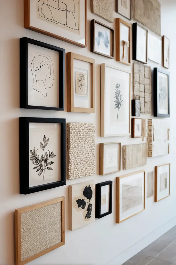 Modern Gallery Wall Layout