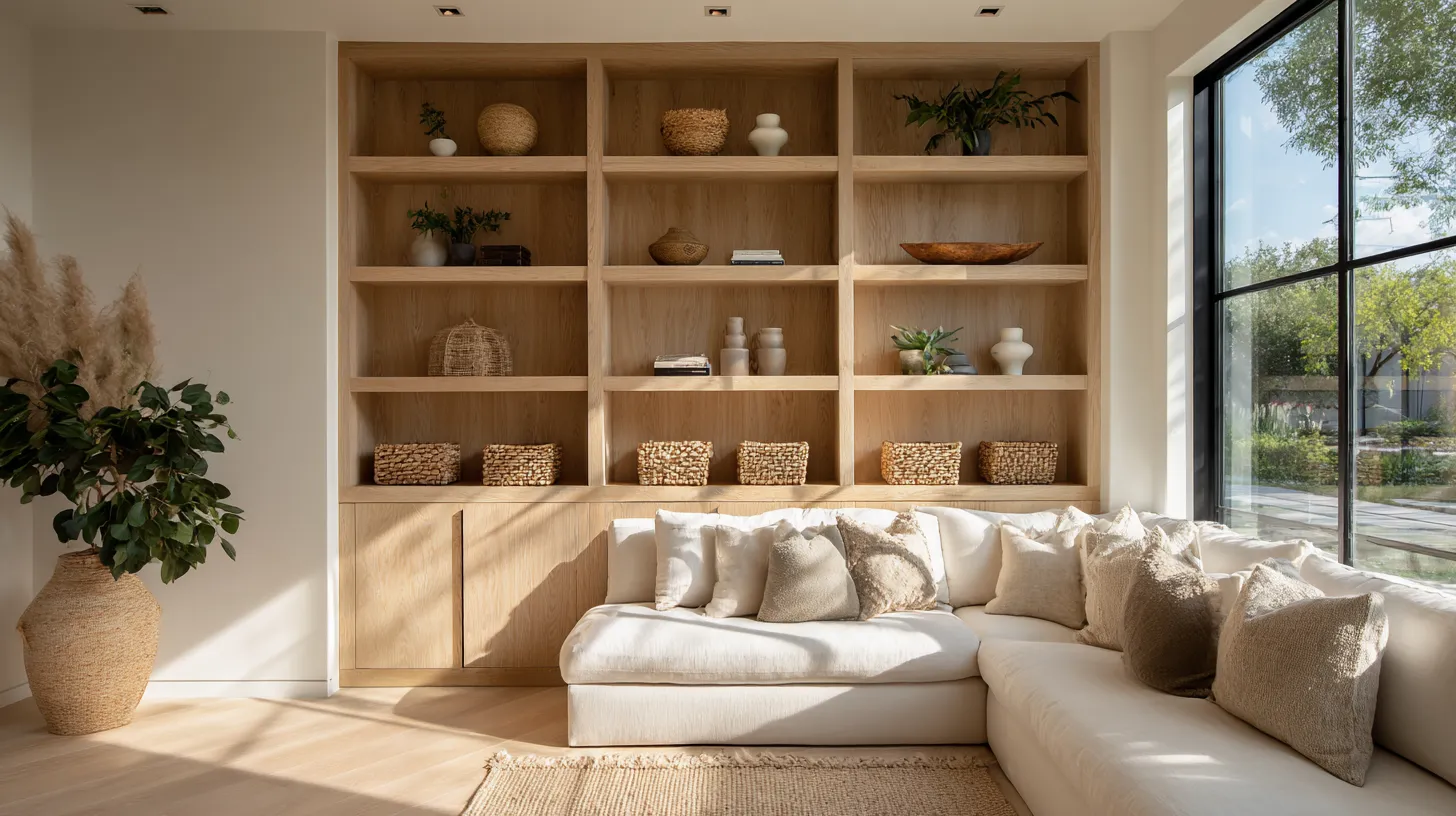 Modern Living Room with Smart Storage