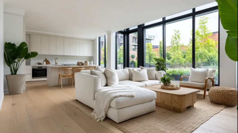 Modern Open Concept Living Space