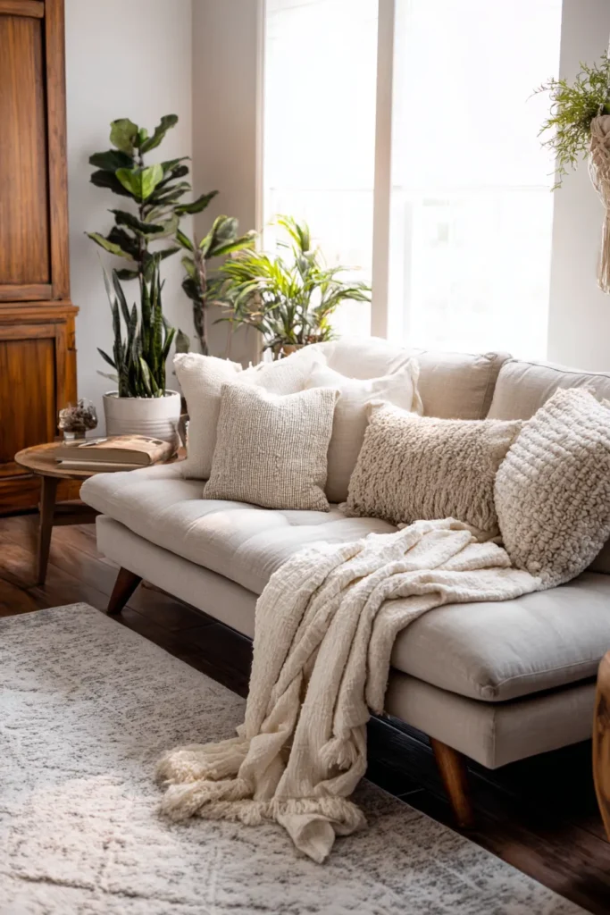 Modern Rustic Styled Sofa