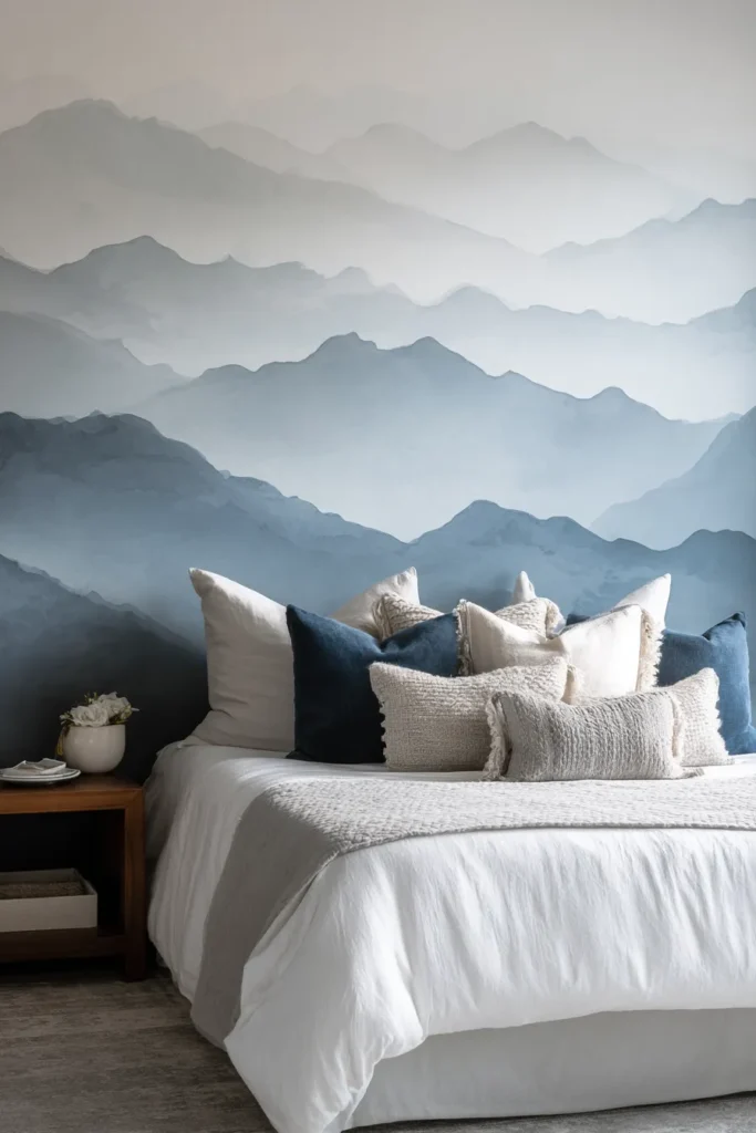 Mountain Mural Accent
