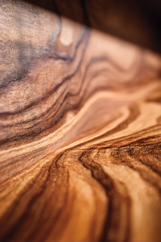 Natural Wood Texture Close-Up