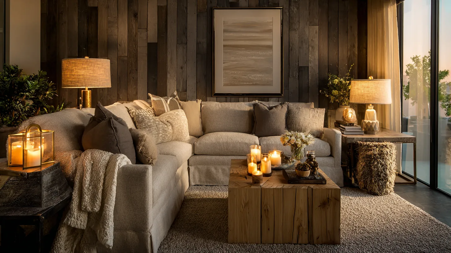 Perfectly Lit Living Room