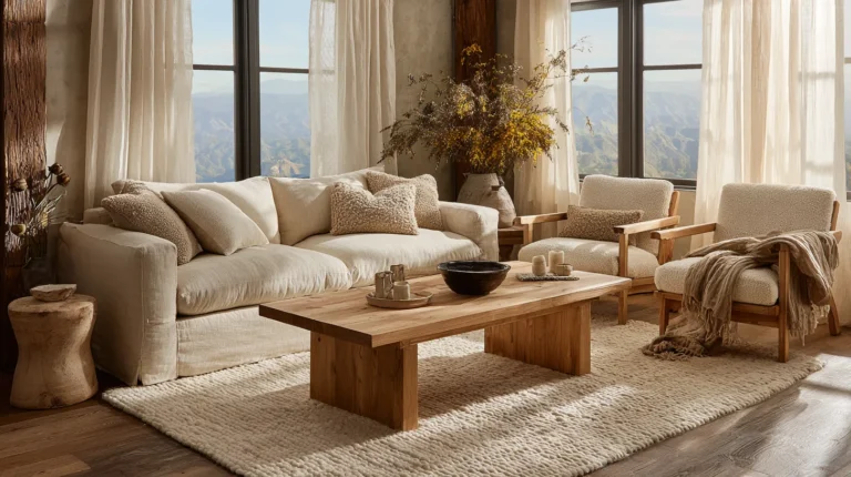 Perfectly Placed Living Room Rug