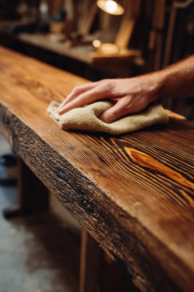 Sanding and Finishing Process
