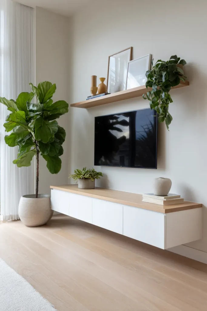 Scandinavian Floating Media Unit