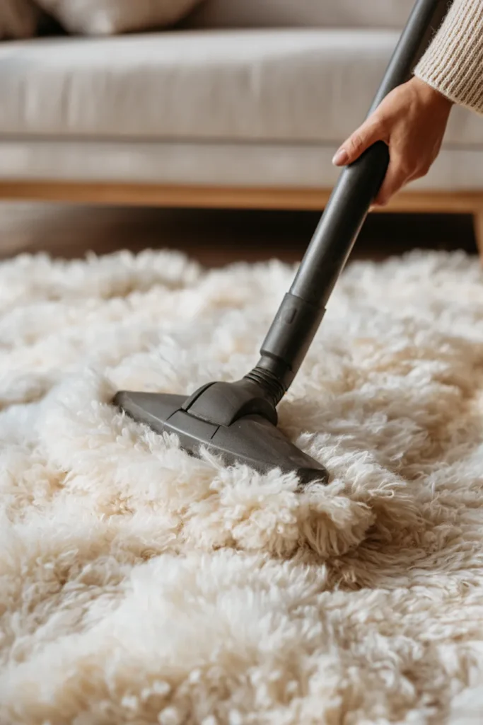 Seasonal Rug Care Calendar Concept