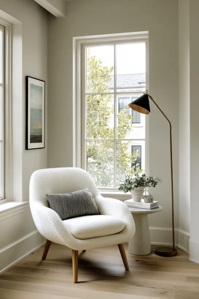 Small Living Room Layout with Accent Chair