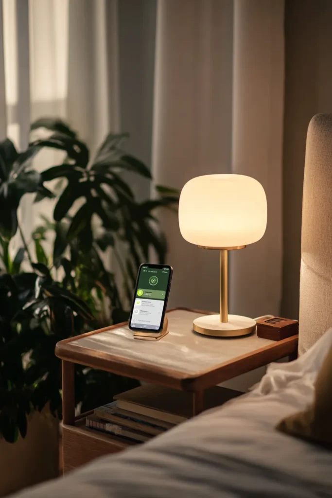 Smart Floor Lamp with Warm Lighting