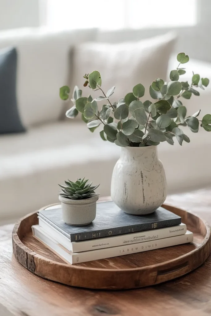Styled Coffee Table Vignette