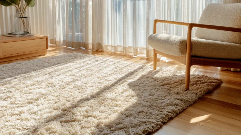 Sunlit Rug in Modern Living Room