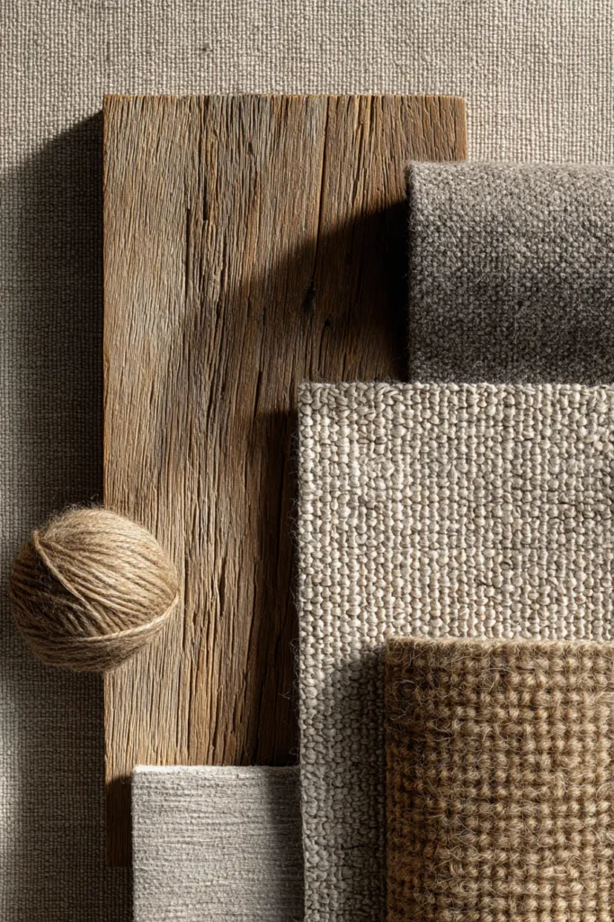 Sustainable Luxury Materials Close-Up