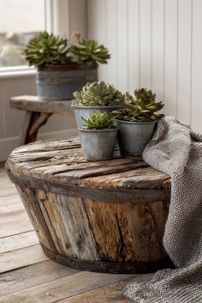 Upcycled Furniture Vignette