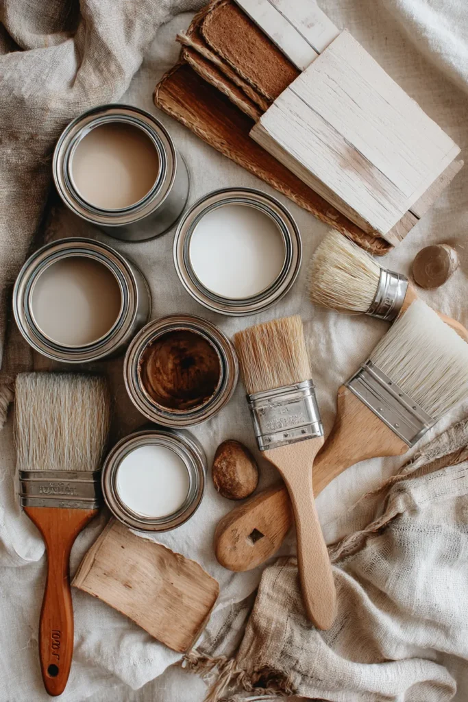 Upcycling Tools and Materials Flatlay