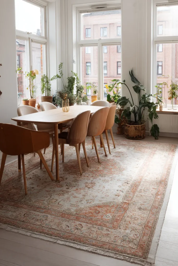 Vintage Rug in Styled Space