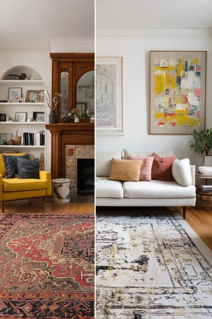Vintage vs Modern Rugs