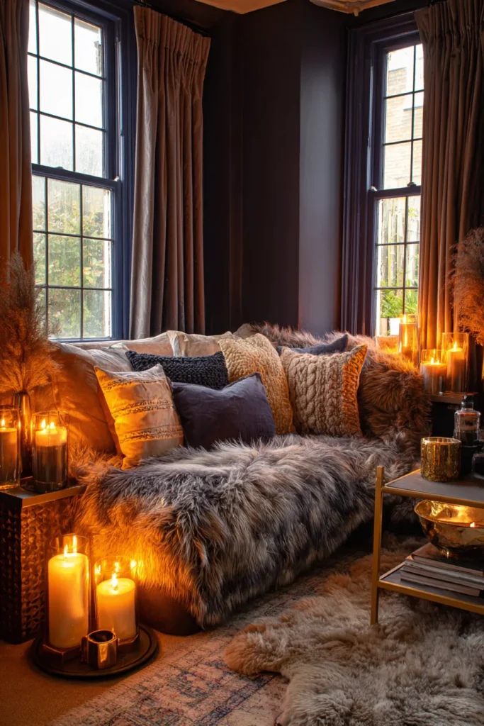 Winter Intimate Living Room