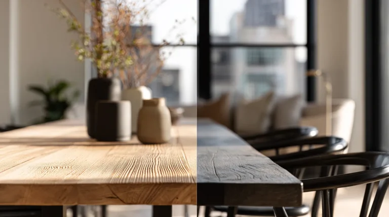 Wood vs Metal Furniture Comparison