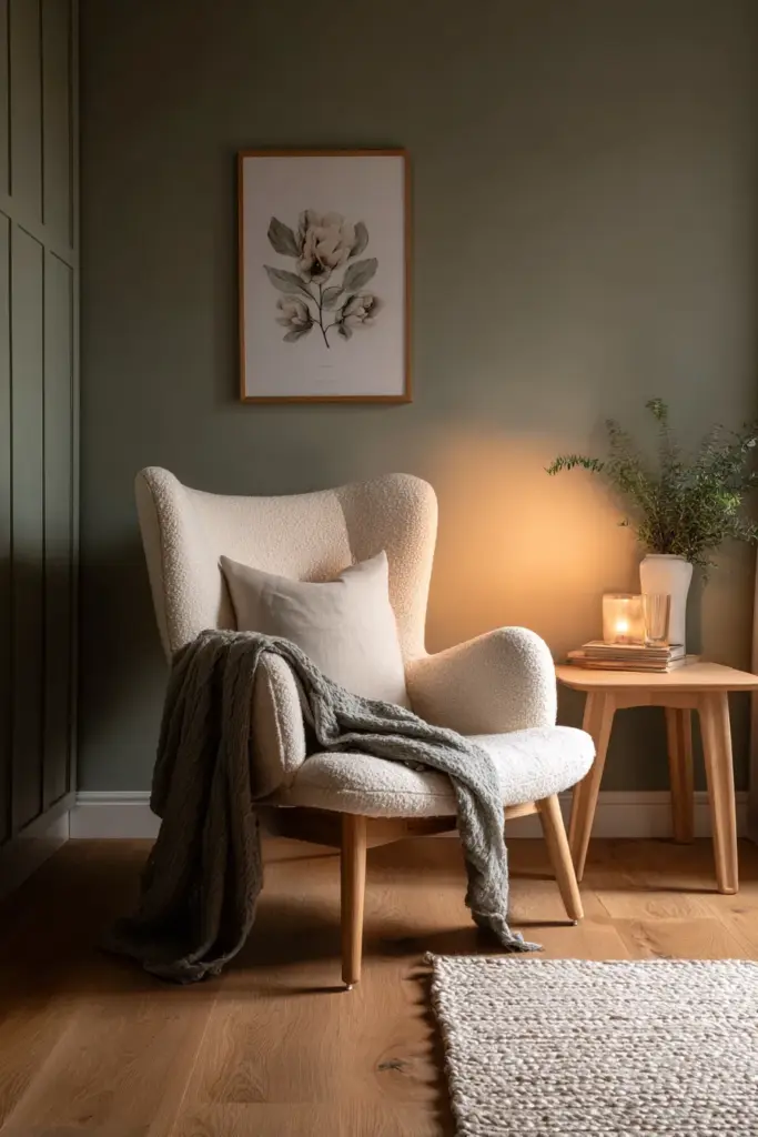 Color Zoning Reading Nook