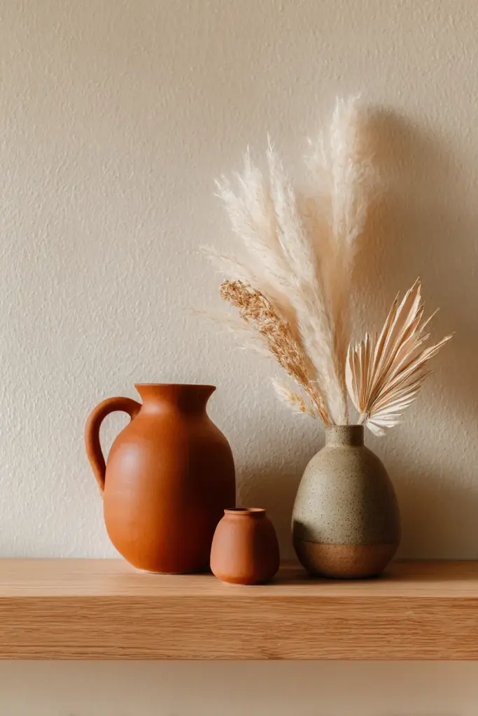 Earth Tone Accents Display
