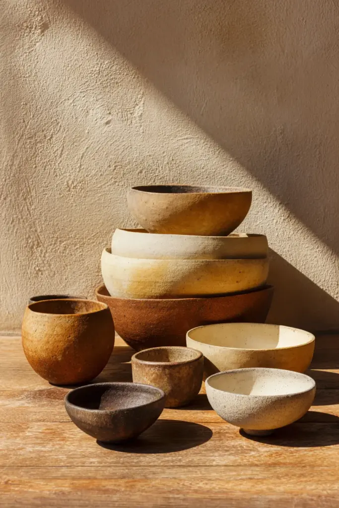 Handmade Ceramic Earth Tones