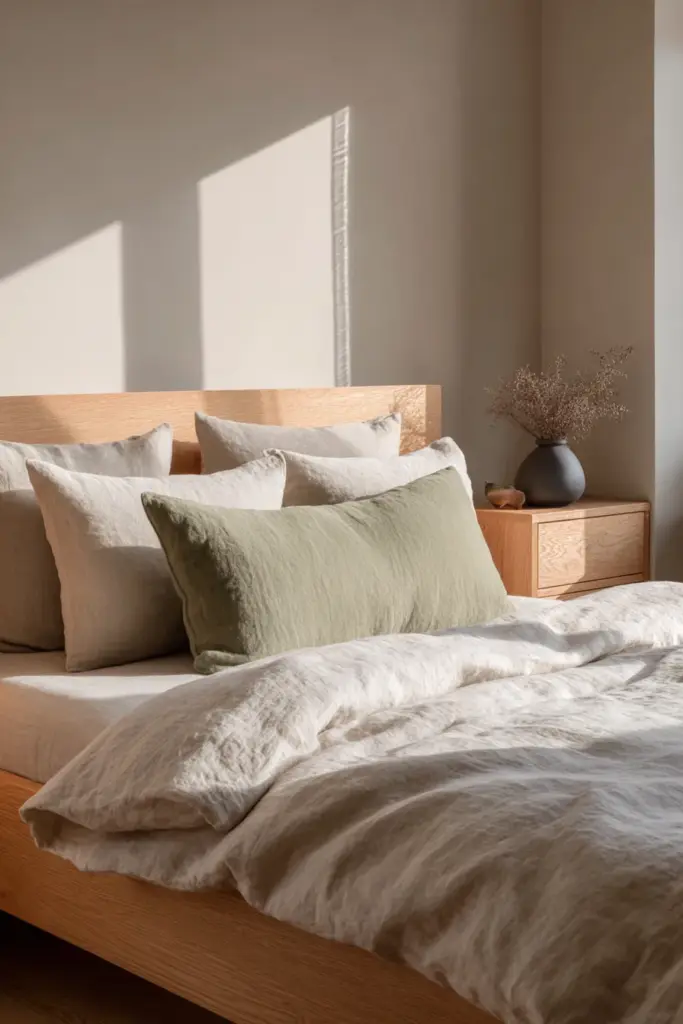 Japandi Bedroom Neutral Sanctuary
