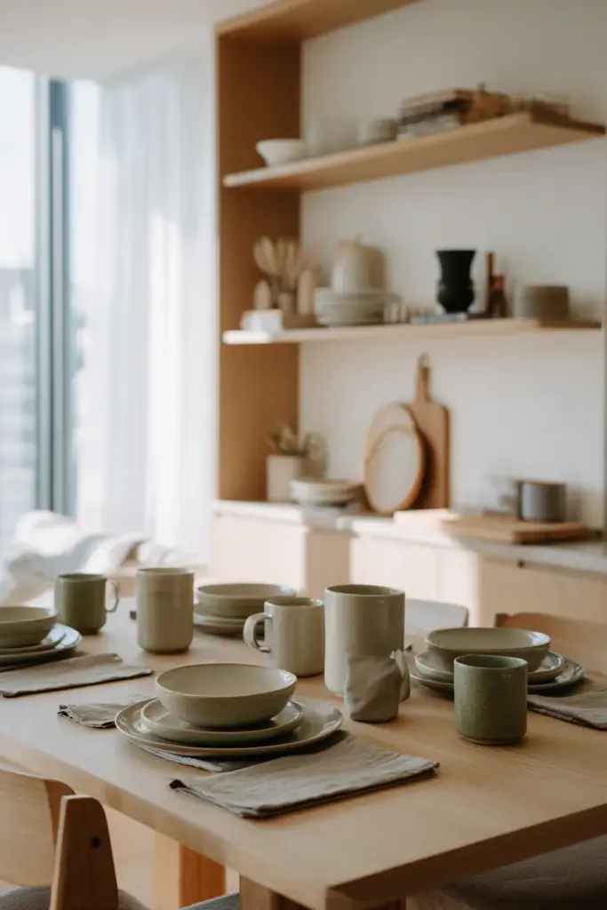 Japandi Kitchen Warm Functionality