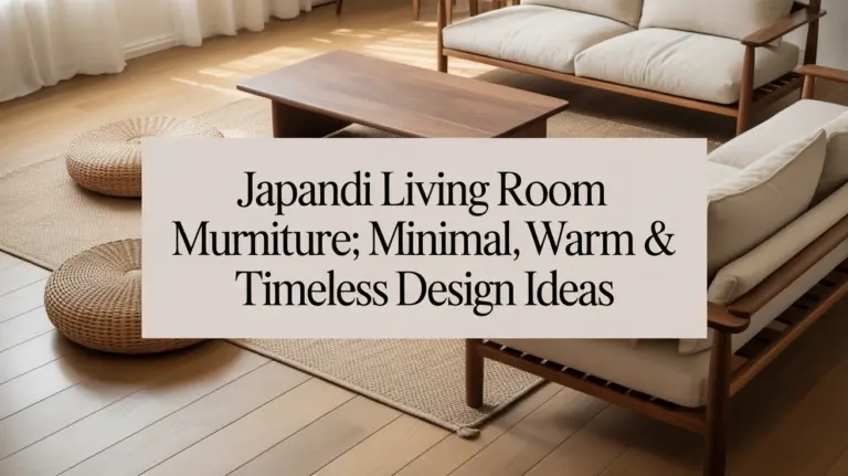 Japandi Living Room Furniture Guide