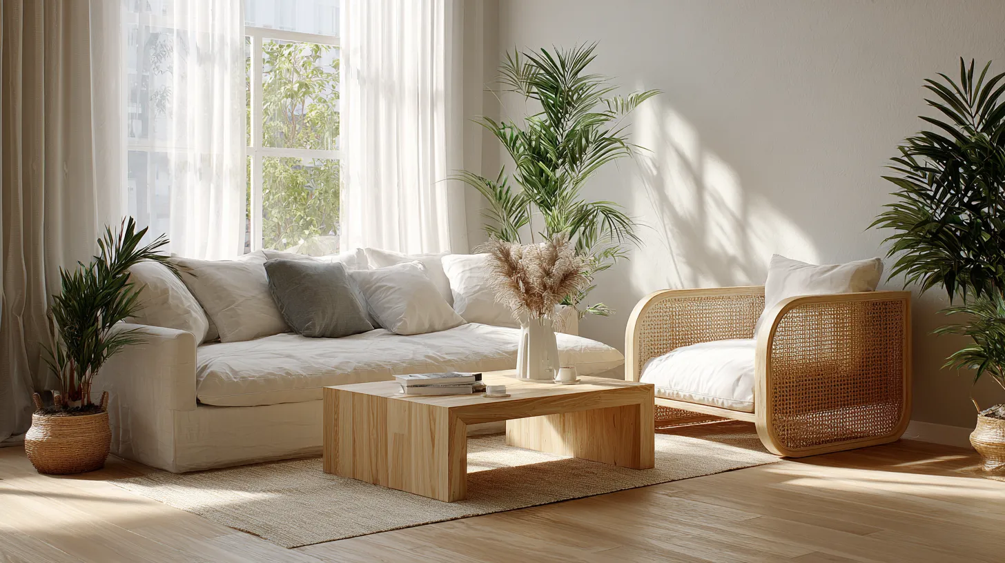 Japandi Living Room Overview