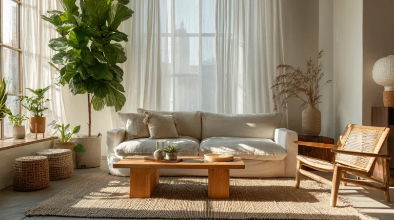Japandi Living Room Overview
