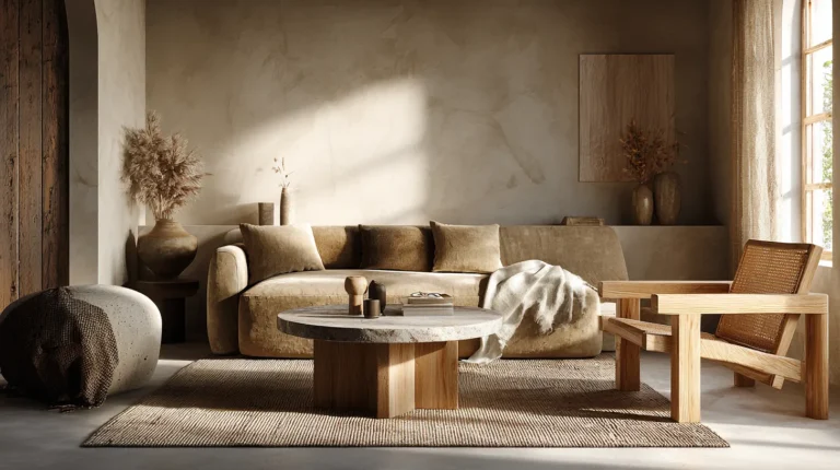 Japandi Living Room Overview