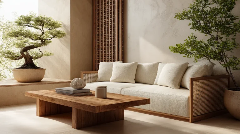 Japandi Living Room Sanctuary