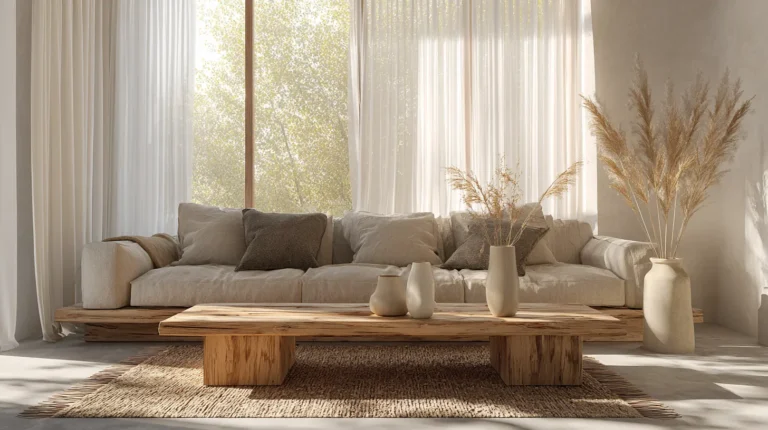 Japandi Living Room Sanctuary