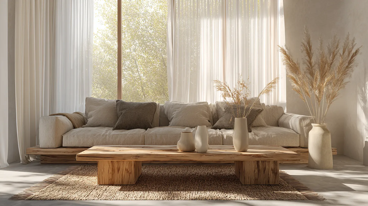 Japandi Living Room Sanctuary