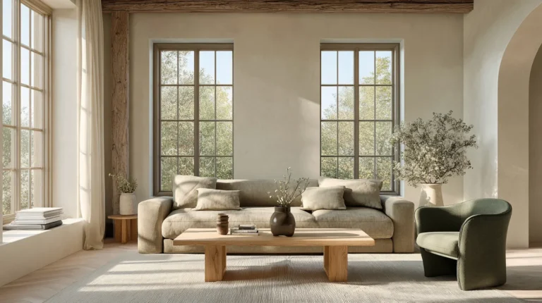 Japandi Living Room Serene Palette