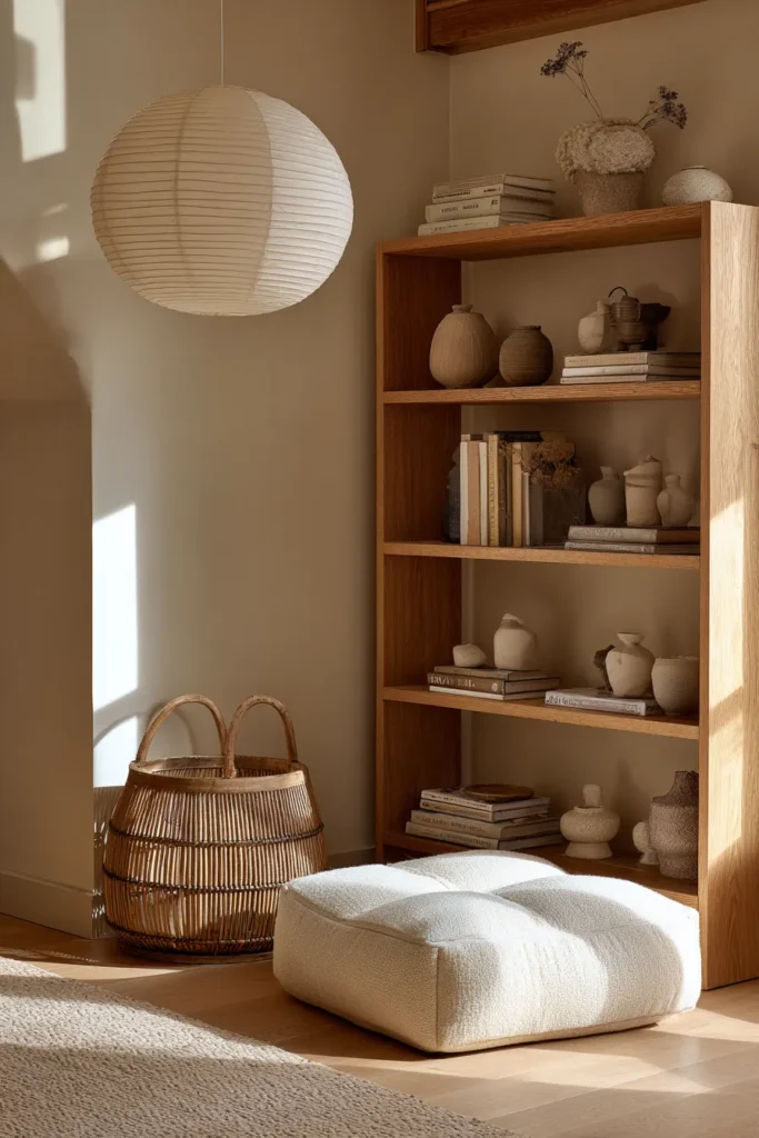 Japandi Living Room Vignette