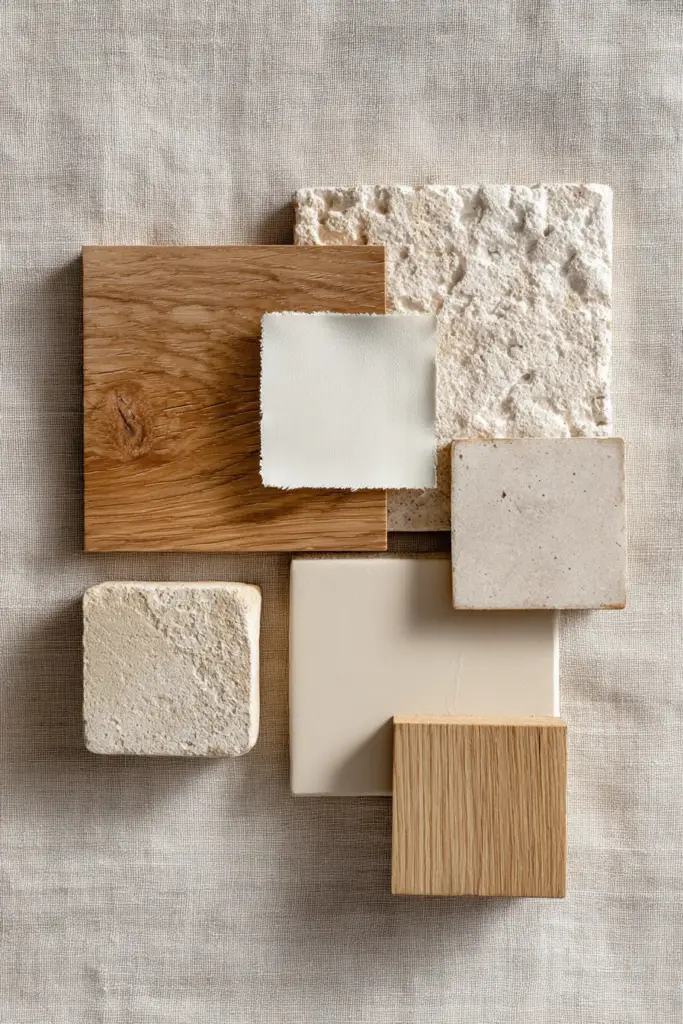 Japandi Off-White Color Palette Swatches