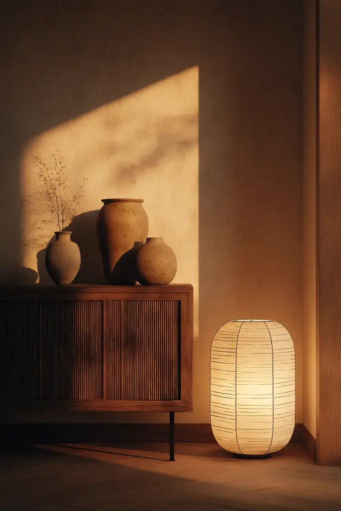 Layered Lighting Japandi Space