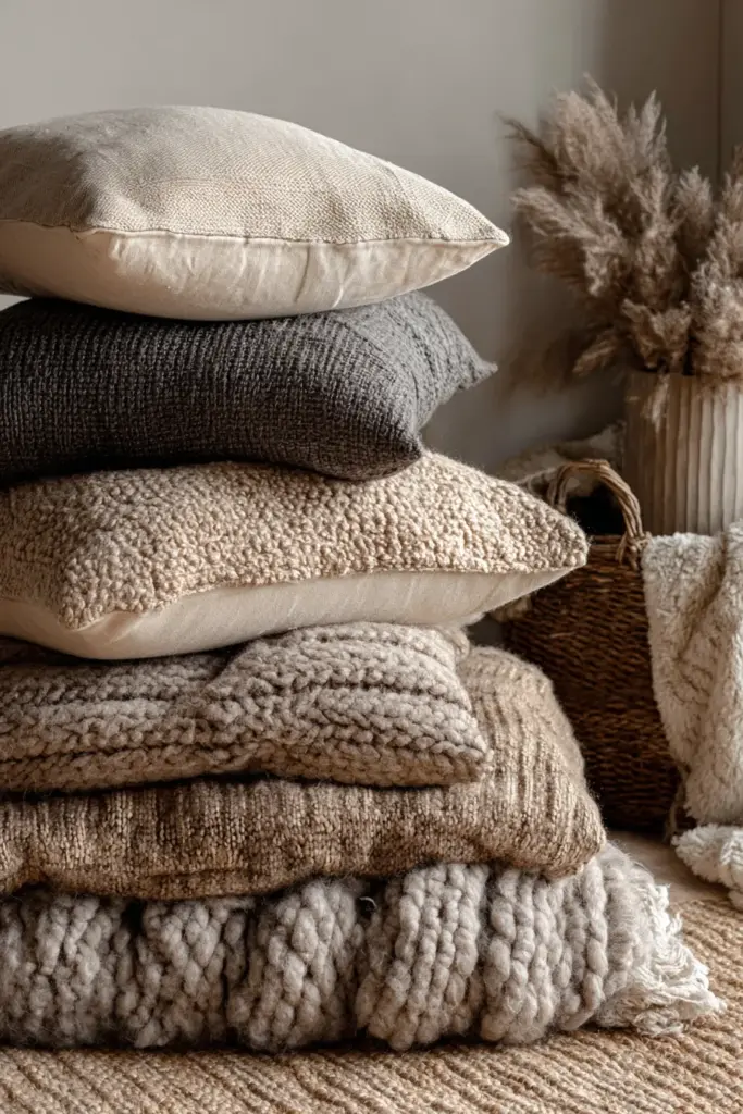 Layered Neutral Textiles