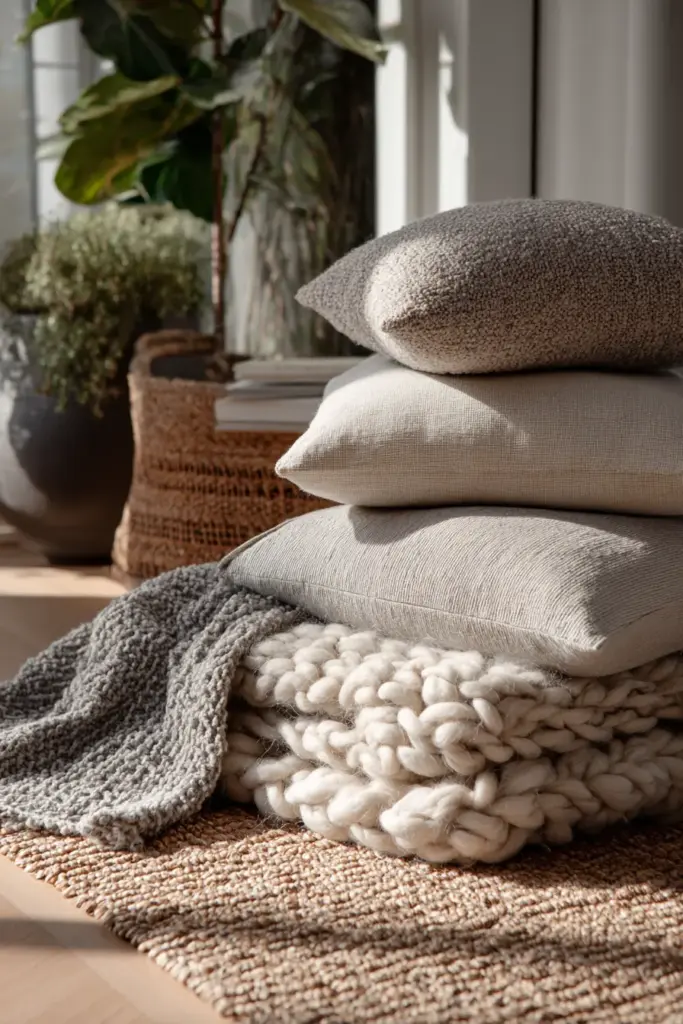 Layered Textiles and Cushions