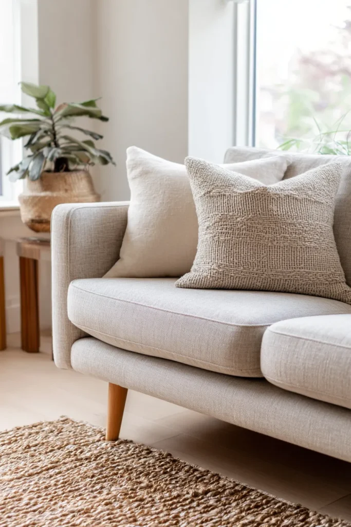 Low-Profile Sofa Setup
