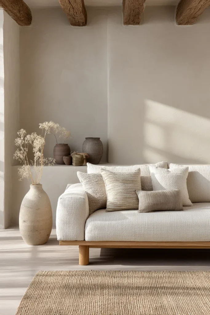 Minimalist Japandi Texture Styling