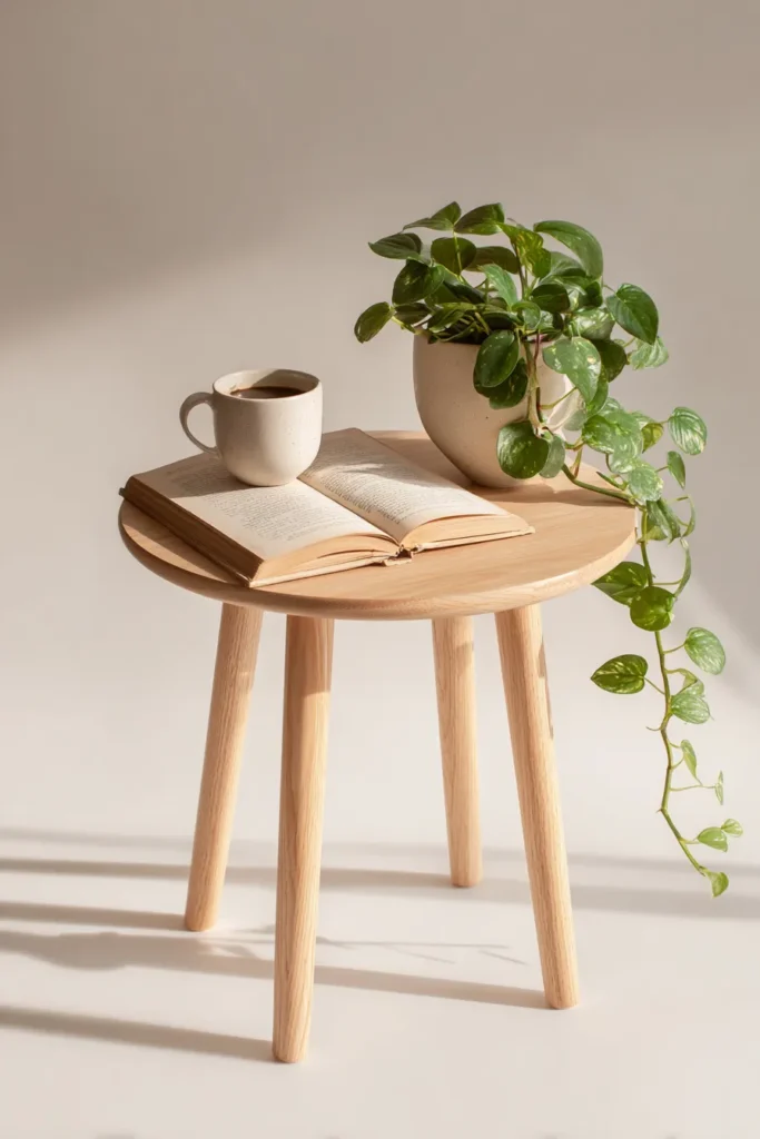 Minimalist Side Table Styling