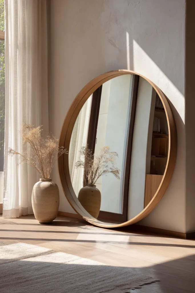 Mirror Reflecting Natural Light