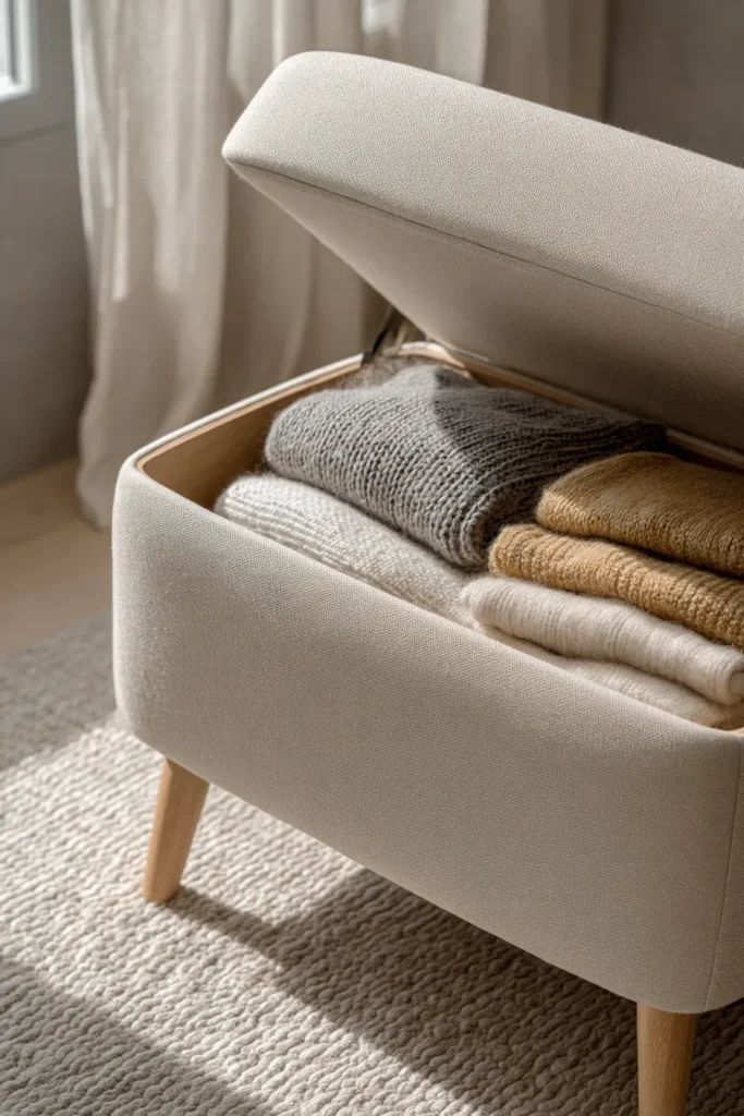 Multi-Functional Ottoman Storage