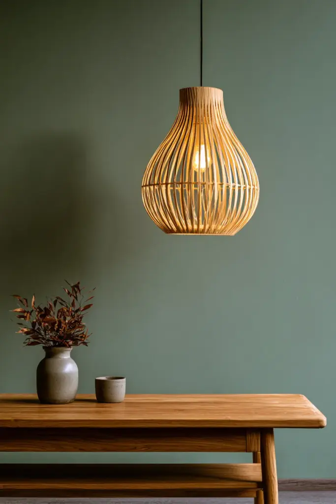 Natural Bamboo Lighting Japandi Style