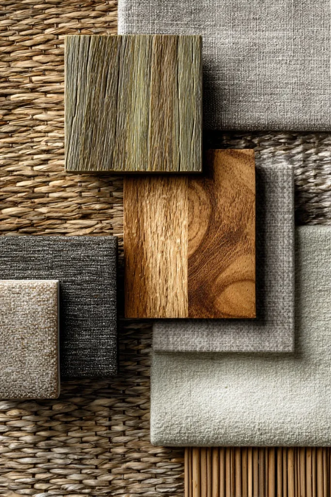 Natural Materials Closeup